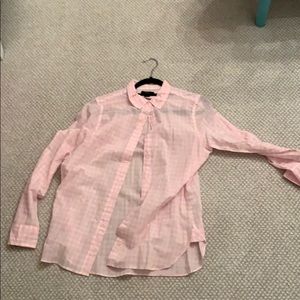 Pink jcrew shirt
